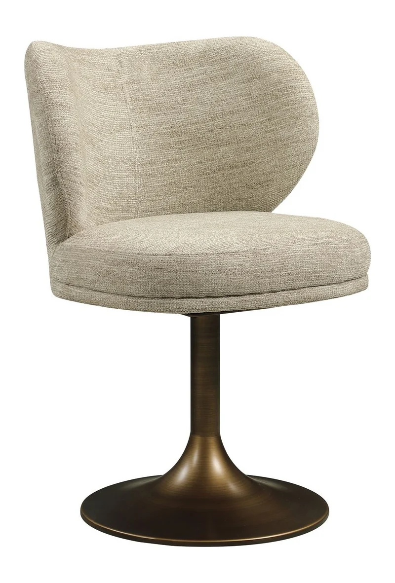 Esszimmerstuhl Amely mit Drehgestell in natural Softweave