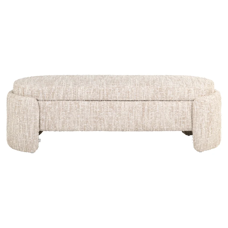 Sitzbank Cupid mit Stauraum in beige angora von Richmond