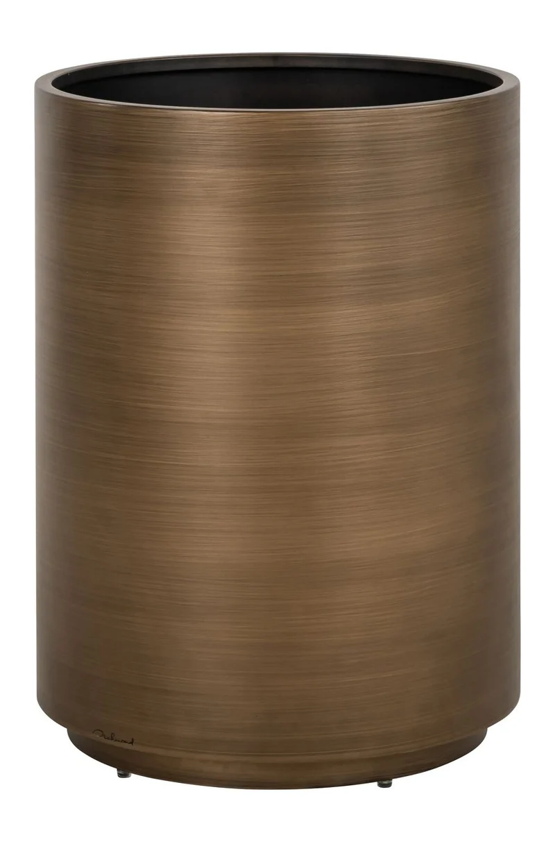 Pflanzgefäß Dira brushed gold Ø 45 cm aus Eisen, Richmond