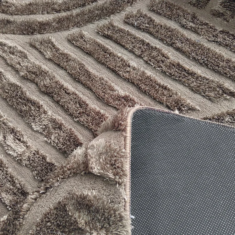 Teppich Liff dark brown 200x350 cm – Richmond Design-Teppich