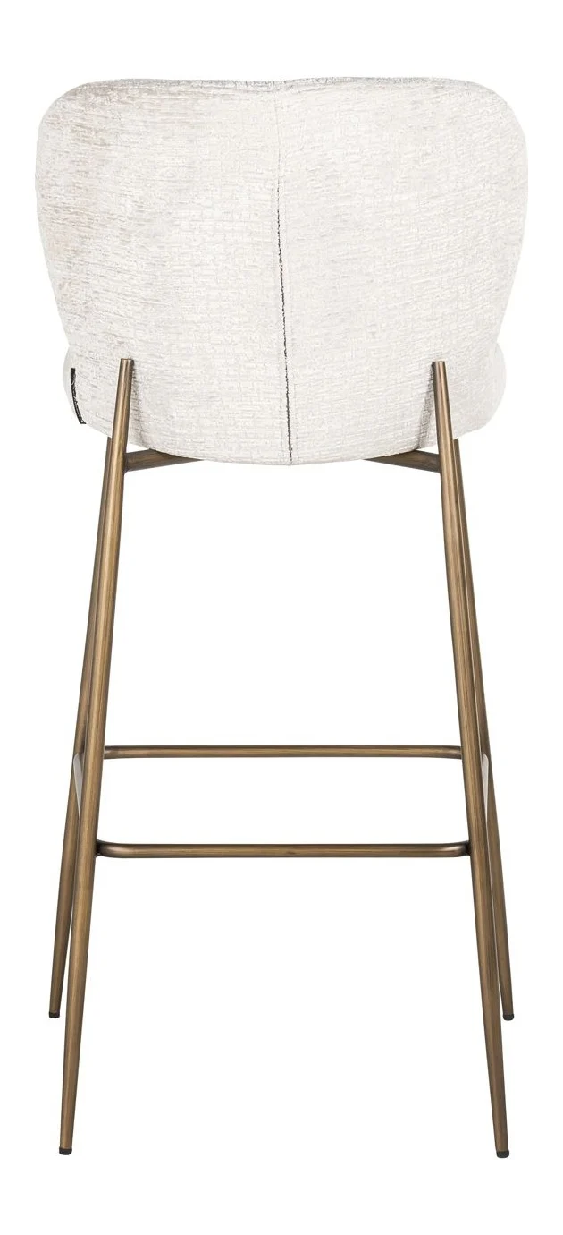 Barhocker Darby Cream Fusion – gepolstert mit Metallgestell