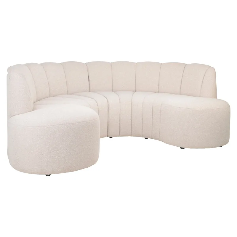 Richmond Sitzbank Landmark Lodge Desert rund, 2er-Set, gepolstert