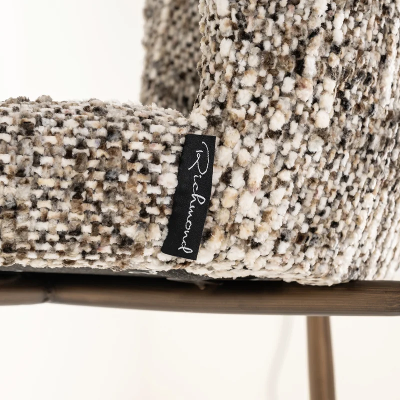 Barhocker Odarby in Braun – Richmond Design mit Polyester-Bezug