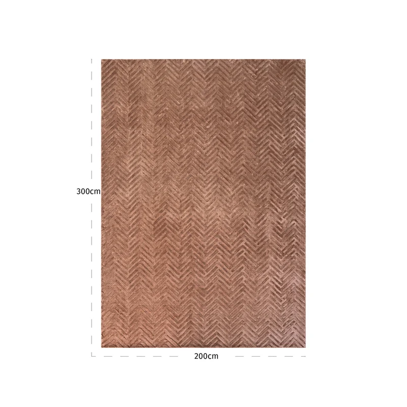 Teppich Velay Coffee 200x300 cm – weicher Wohnzimmerteppich