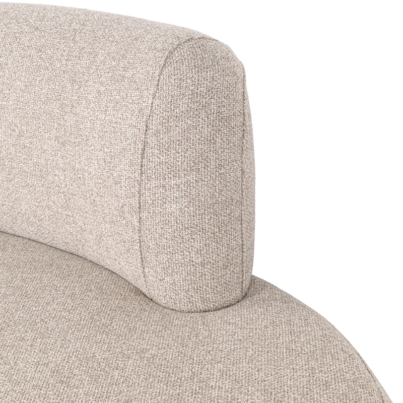 Sitzbank Sorrobon Cayenne Brown 2er-Set – rund für Esstisch