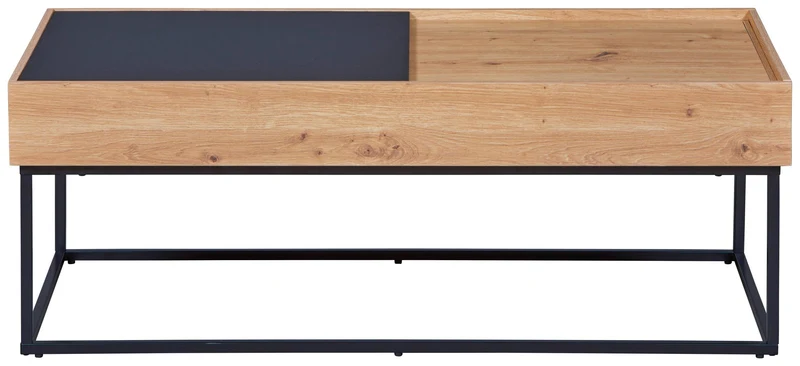 Couchtisch FILORA, 110 x 50 cm Metallfüße Optik: Artisan Eiche