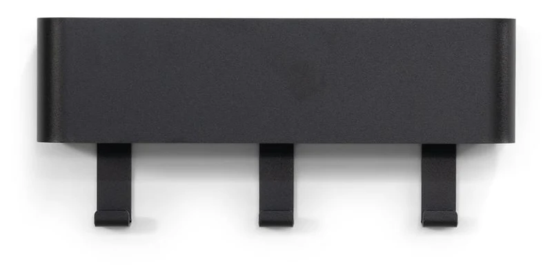 Garderobenhaken Hakenleiste DAX PLAY 3 Stahl Schwarz, Spinder Design