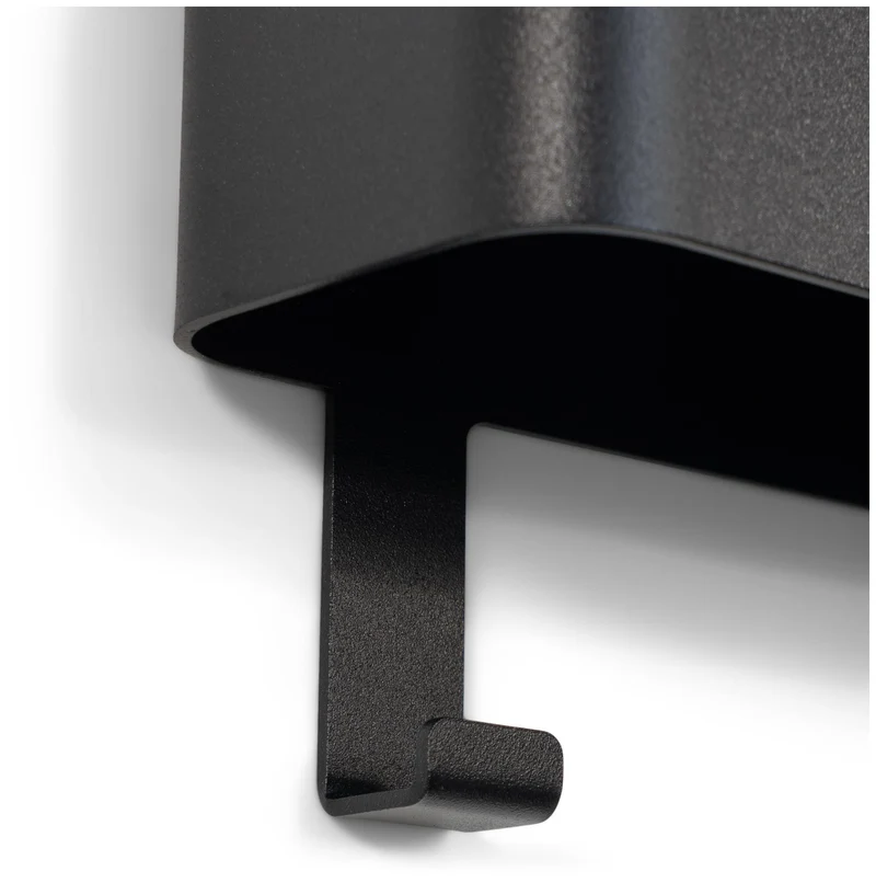 Garderobenhaken Hakenleiste DAX PLAY 3 Stahl Schwarz, Spinder Design