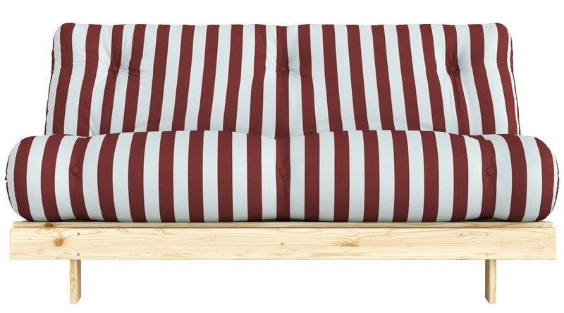 Schlafsofa ROOTS 160 Bold Stripes Sofa Kiefer massiv unbehandelt, Karup