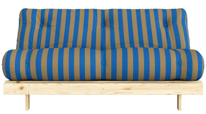 Schlafsofa ROOTS 160 Bold Stripes Sofa Kiefer massiv unbehandelt, Karup
