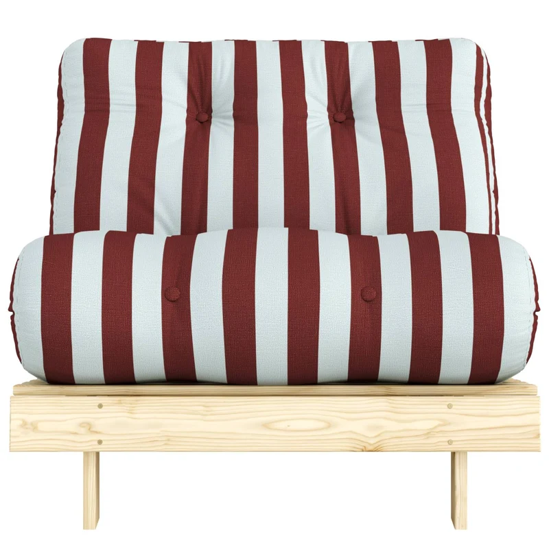 Schlafsofa ROOTS 90 Bold Stripes Sofa Kiefer massiv unbehandelt, Karup