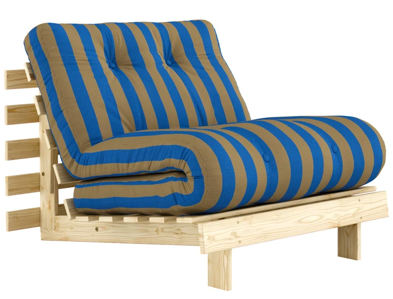 Schlafsofa ROOTS 90 Bold Stripes Sofa Kiefer massiv unbehandelt, Karup