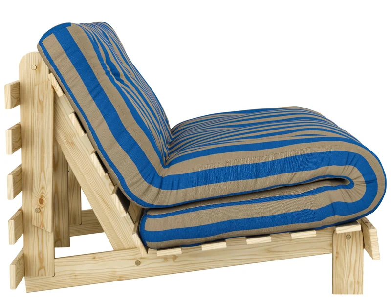 Schlafsofa ROOTS 90 Bold Stripes Sofa Kiefer massiv unbehandelt, Karup