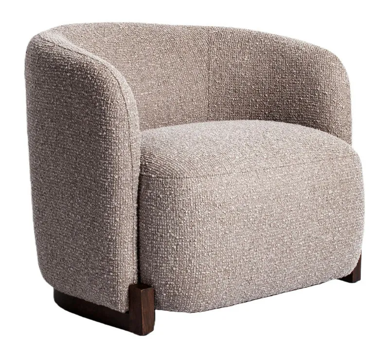 Lounge Stuhl Hannah mocca chunky – Richmond Loungesessel