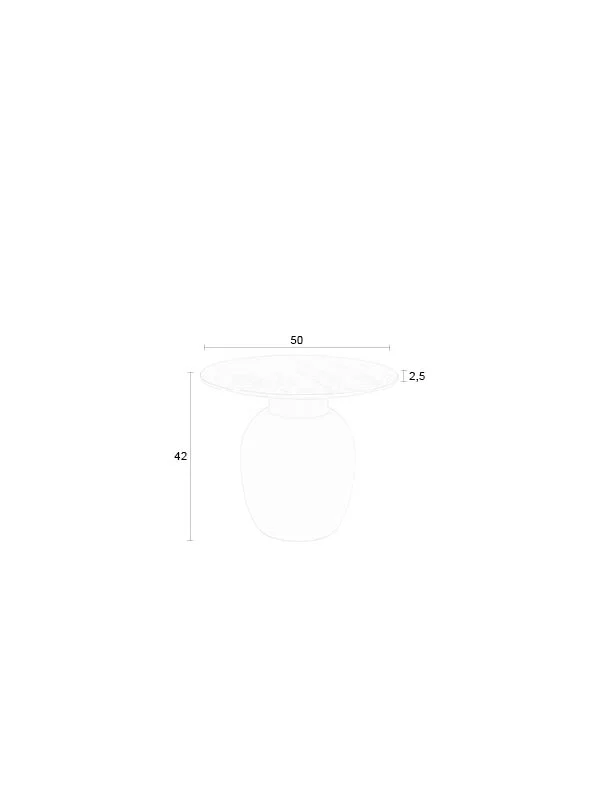 Beistelltisch Karula mit Keramik-Tischplatte in Travertin-Optik, Beige