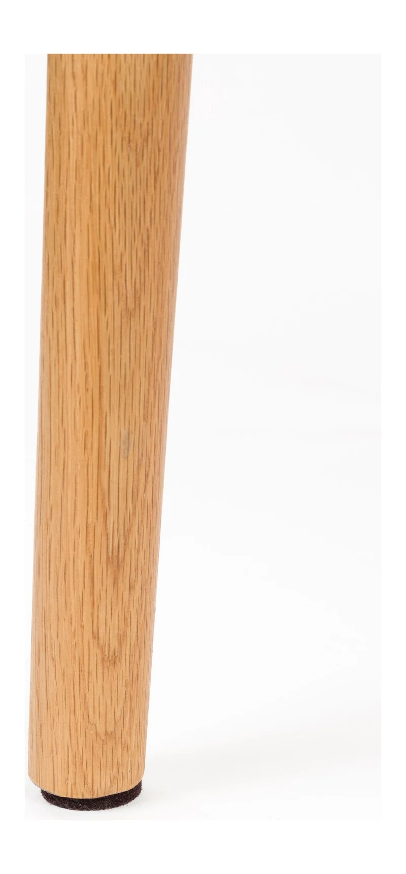 Sessel Indy im 2er-Set, Dunkelbraun mit Gestell aus Eichenholz