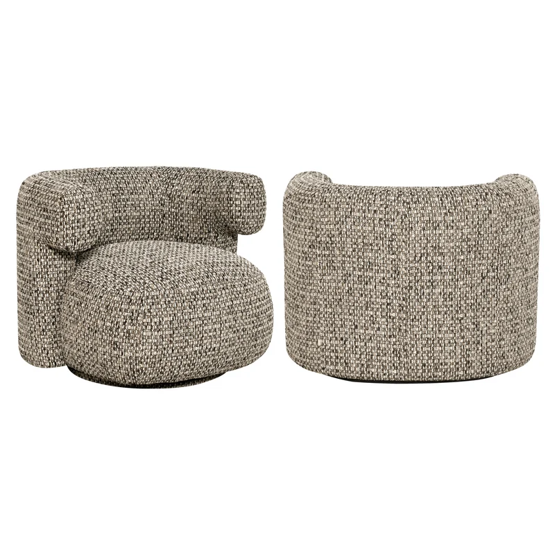 Lounge Stuhl Talley Cobblestone mit Drehfunktion – Richmond Design