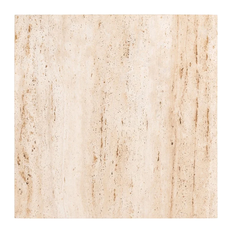Couchtisch La Cantera 2er-Set, Travertin beige, 80x80 cm