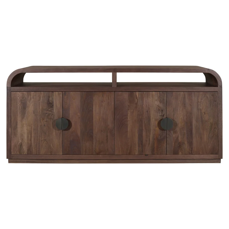 Sideboard Baldwin spicebrown – Mangoholz Anrichte 180 cm