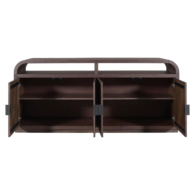 Sideboard Baldwin spicebrown – Mangoholz Anrichte 180 cm