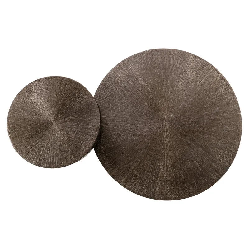 Richmond Couchtisch Lindo Brunzae, 2er-Set aus Metall und MDF