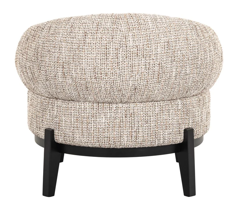 Lounge Stuhl Montana trendy nature – gemütlicher Sessel mit Holzbeinen