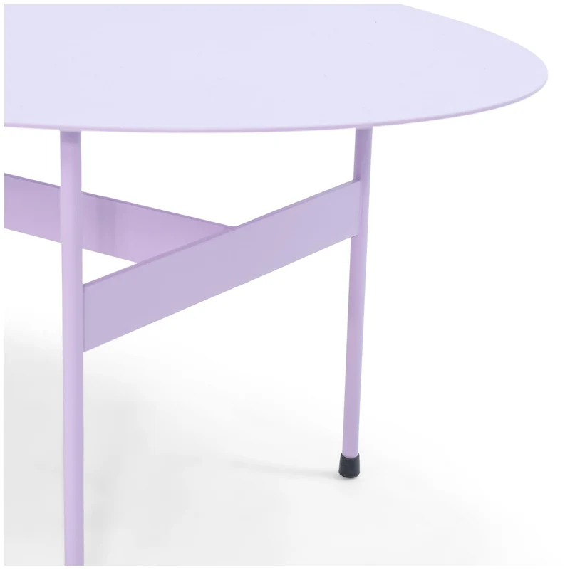 Spinder MIRA OVAL Couchtisch 125 x 40 cm Oval Stahl Minimalistisch