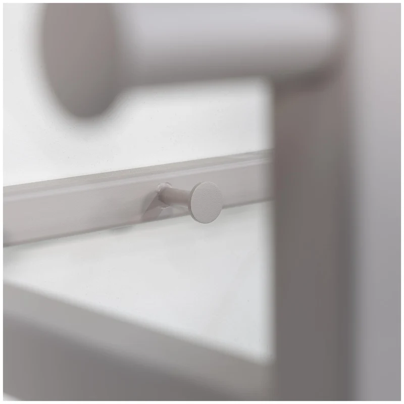 Spinder Marco Garderobe Wandgarderobe Eiche Stahl Skandinavisch