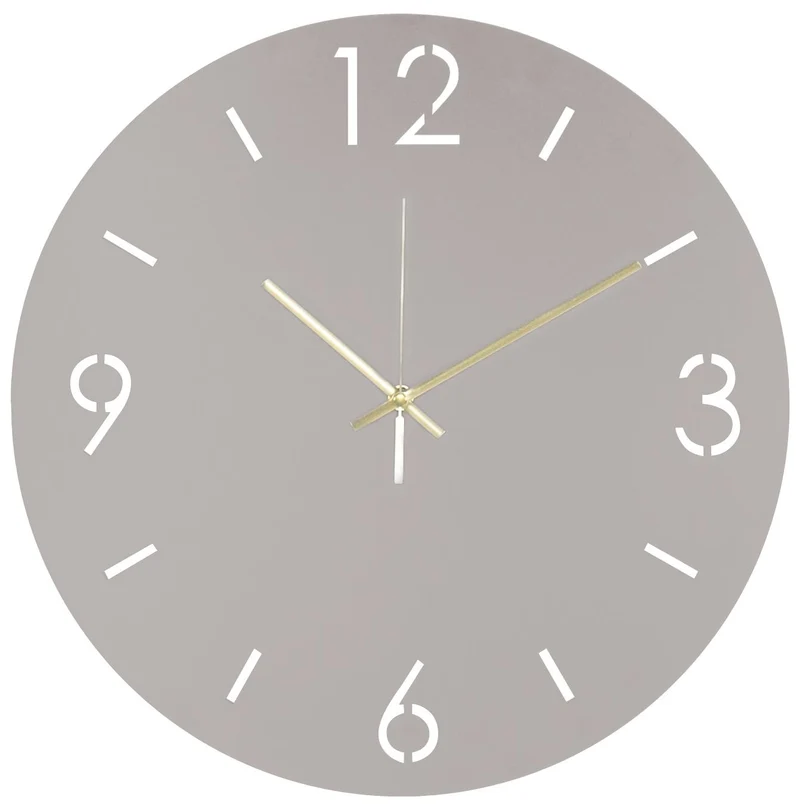 Spinder TIME Ø 40 Minimalistische Stahl-Uhr, Schwarz / Silky Taupe