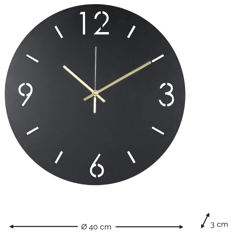 Spinder TIME Ø 40 Minimalistische Stahl-Uhr, Schwarz / Silky Taupe