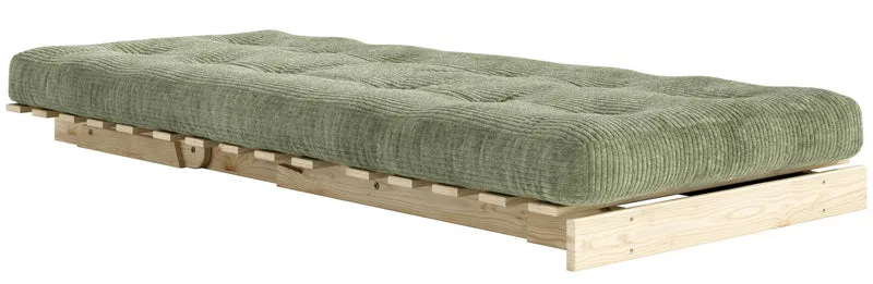 Sofa Schlafsofa ROOTS 90 Polster Cord Kiefer massiv unbehandelt Karup