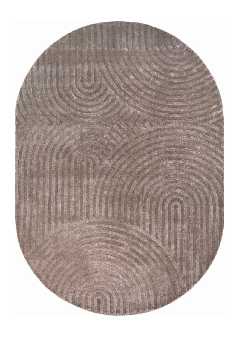 Teppich Bayon taupe 200x300 cm - weicher Wohnaccessoire-Klassiker