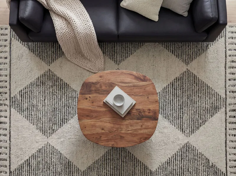 Couchtisch Mango Massivholz 60x60 cm handgefertigt im modernen Design