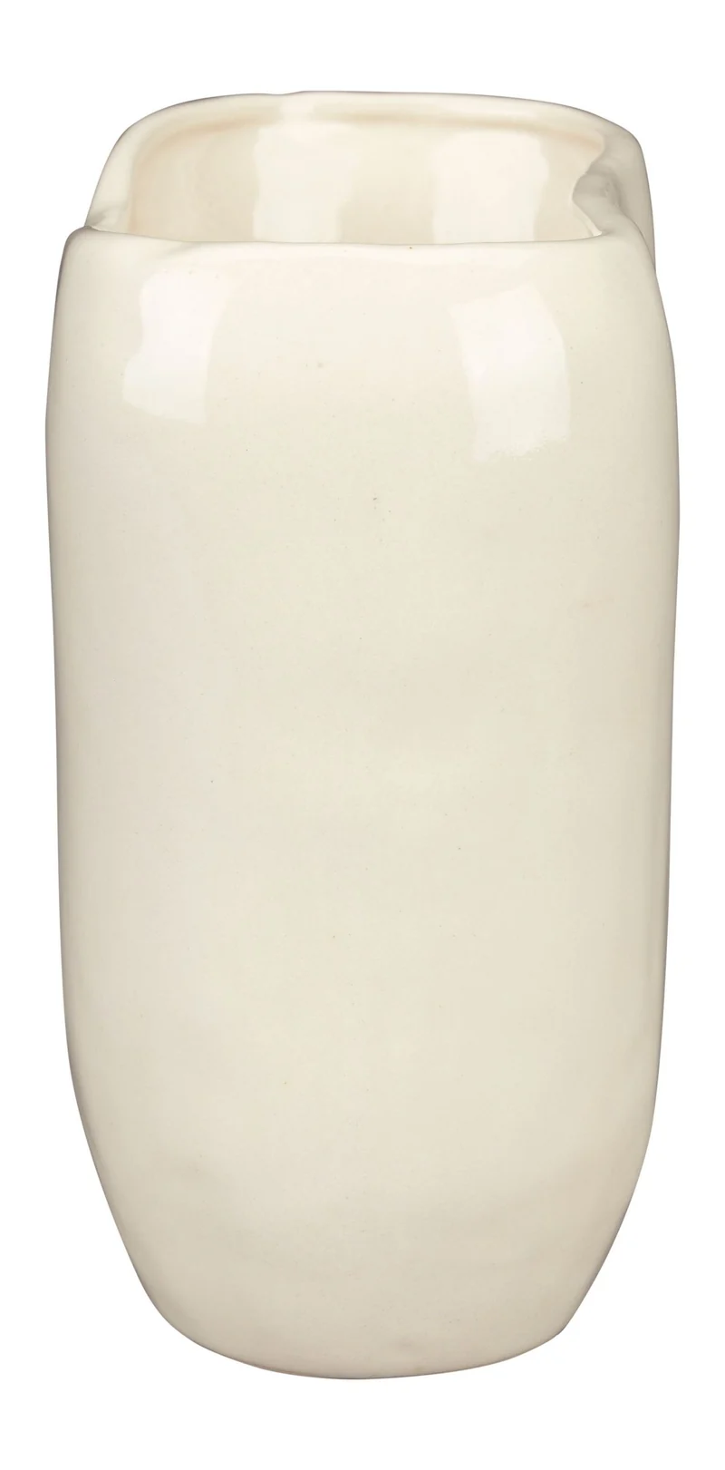 Keramikvase Edna S in Beige – handgefertigte Deko-Vase von Dutchbone