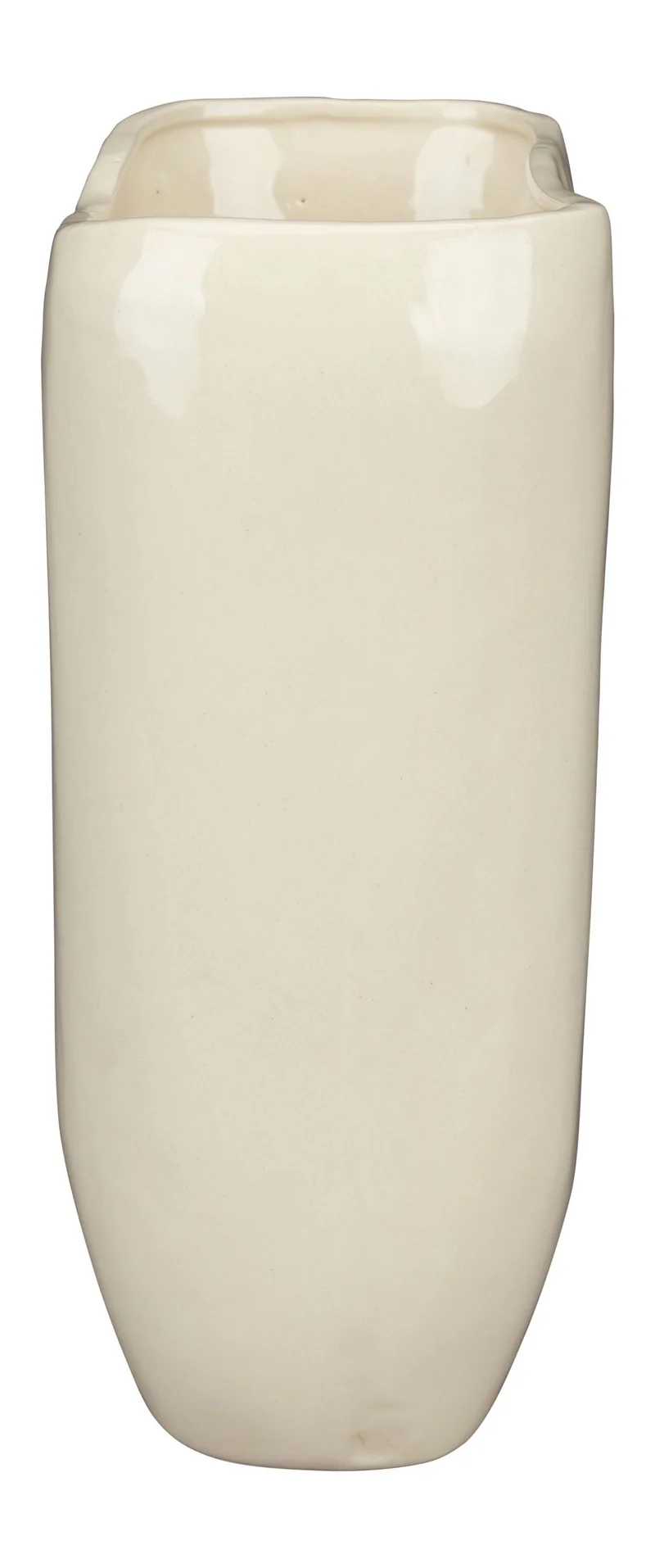 Deko-Vase Edna M Beige aus handgefertigter Keramik von Dutchbone