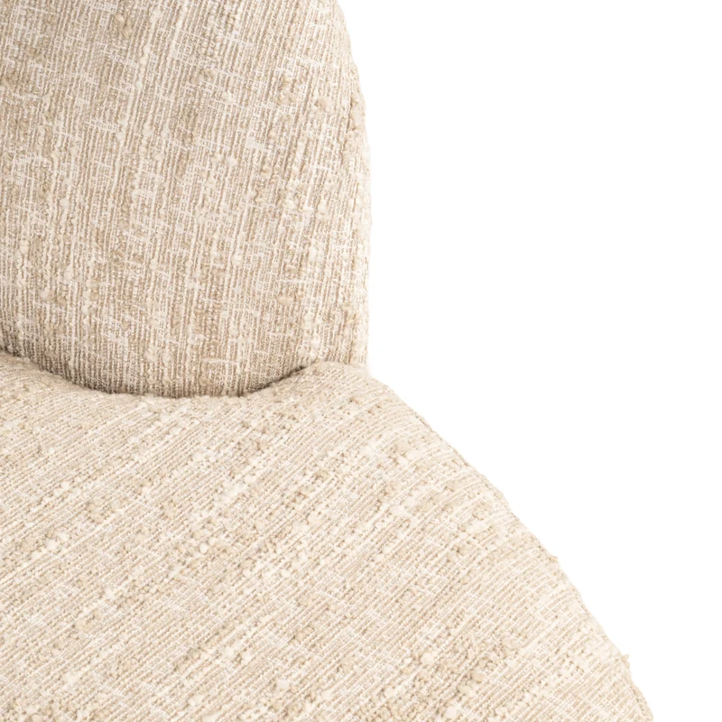 Richmond Sofa Pandora Lounge Right in Beige Angora, 320 cm