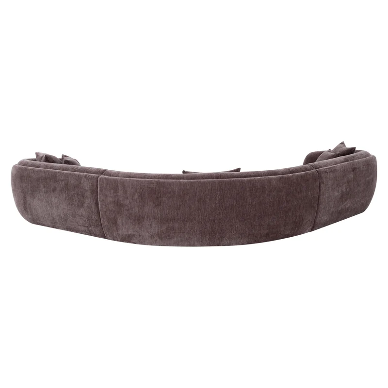 Sofa Gianelle von Richmond – XXL-Sofa Dark Brown, 310 cm breit