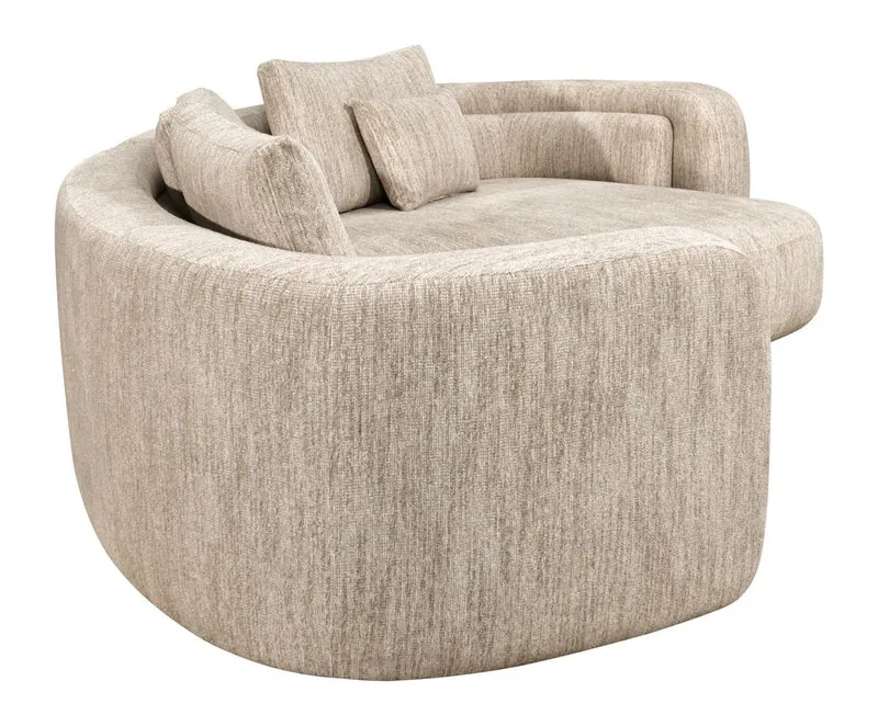 Sofa Augusto Lounge rechts Natural Softweave – Richmond XXL-Loungesofa