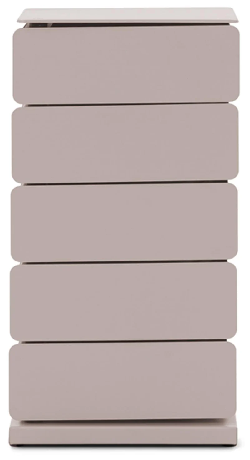 Spinder JOEY 5 Dresser: Skandinavischer Stahl-Schrank, Silky Taupe