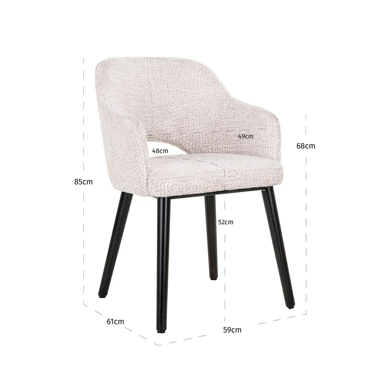 Esszimmerstuhl Gianna customized – Richmond Design mit Sitzkomfort