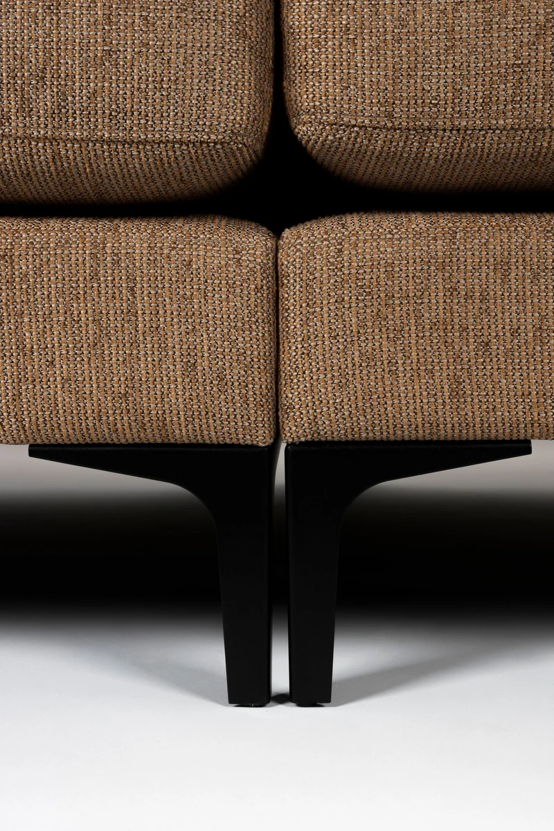 Sofa Balcony 3-Sitzer Caramel, Zuiver Designsofa mit Stoffbezug