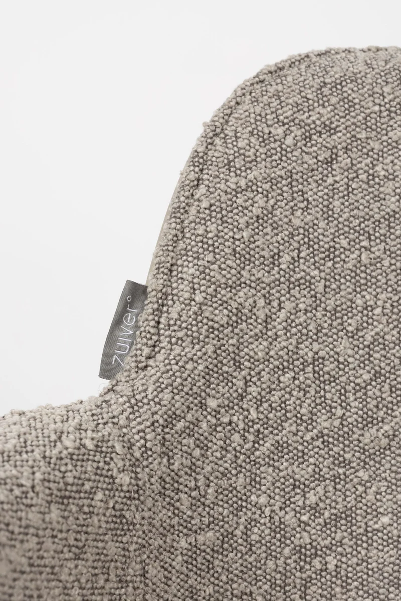 Sessel Albert Kuip: 2er-Set, Taupe mit Drehfuß und Armlehnen