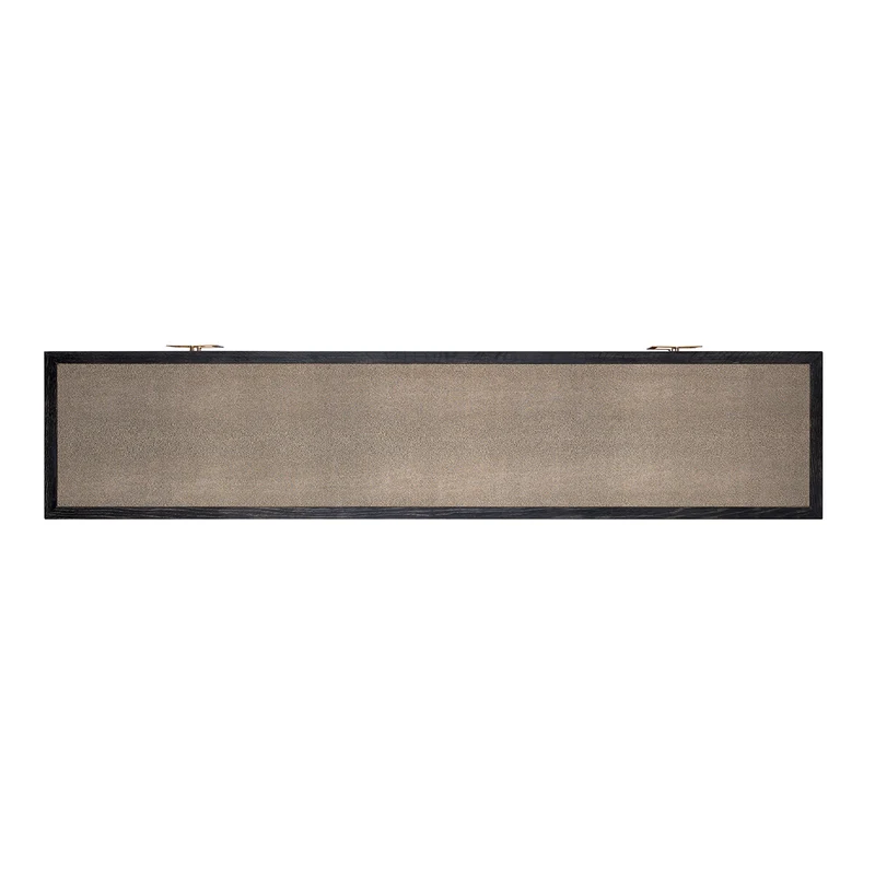 TV-Schrank Bloomville Brass Shagreen mit 4 Türen, Eiche & PU-Leder