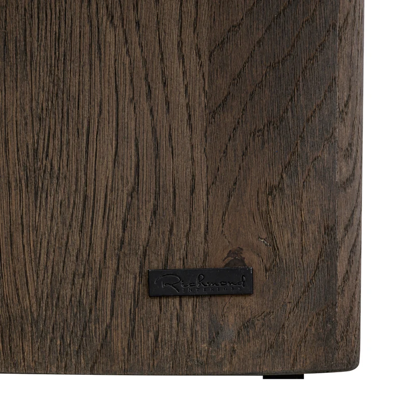 Couchtisch Castello 2er-Set, Eiche & Marmor Emperador, Charcoal