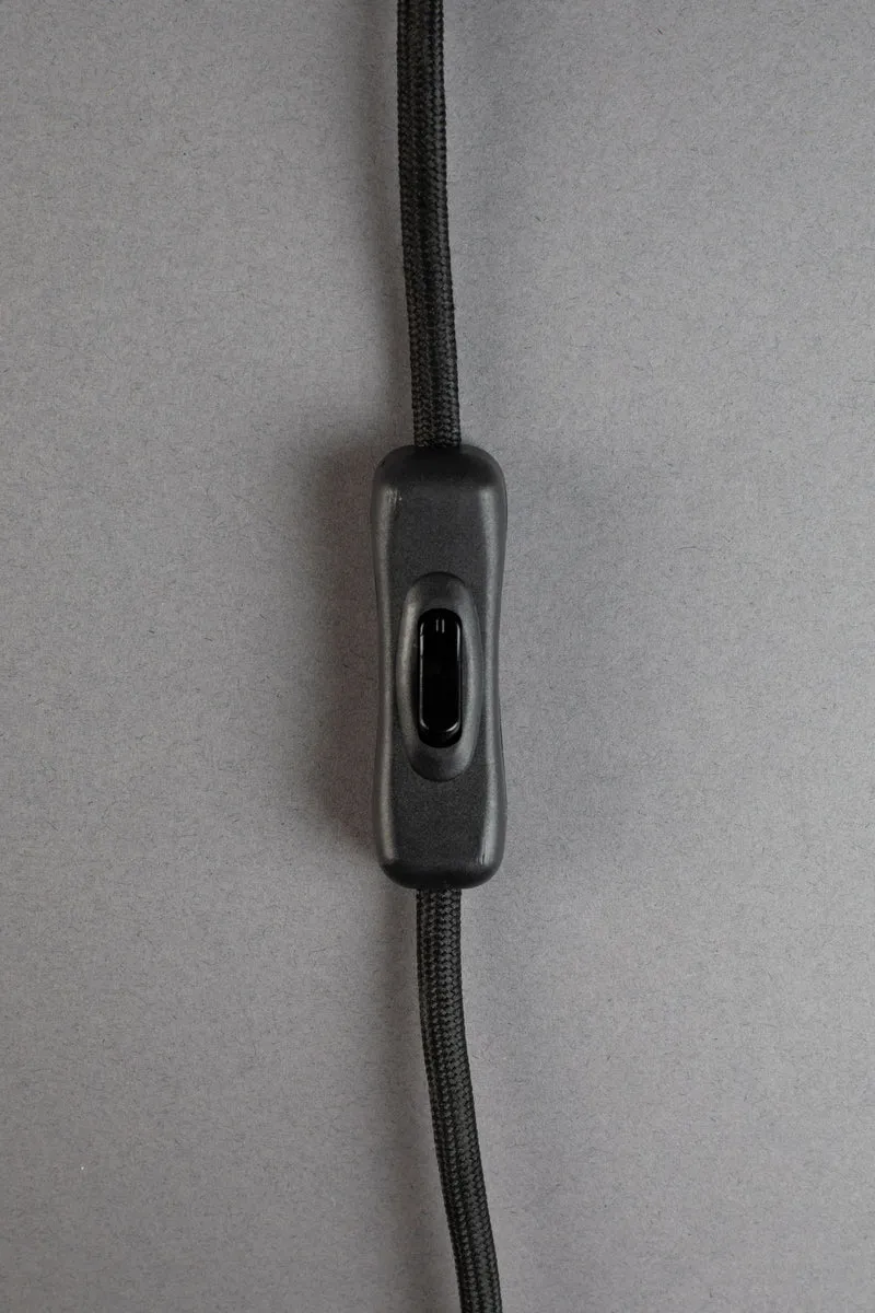 Stehlampe Jackson mit Leinenschirm und Travertin-Sockel, Dutchbone