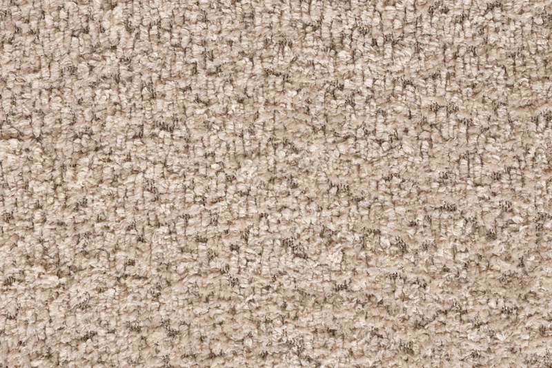 Barhocker Jolien im 2er-Set, Bouclé Beige mit schwarzem Metallgestell