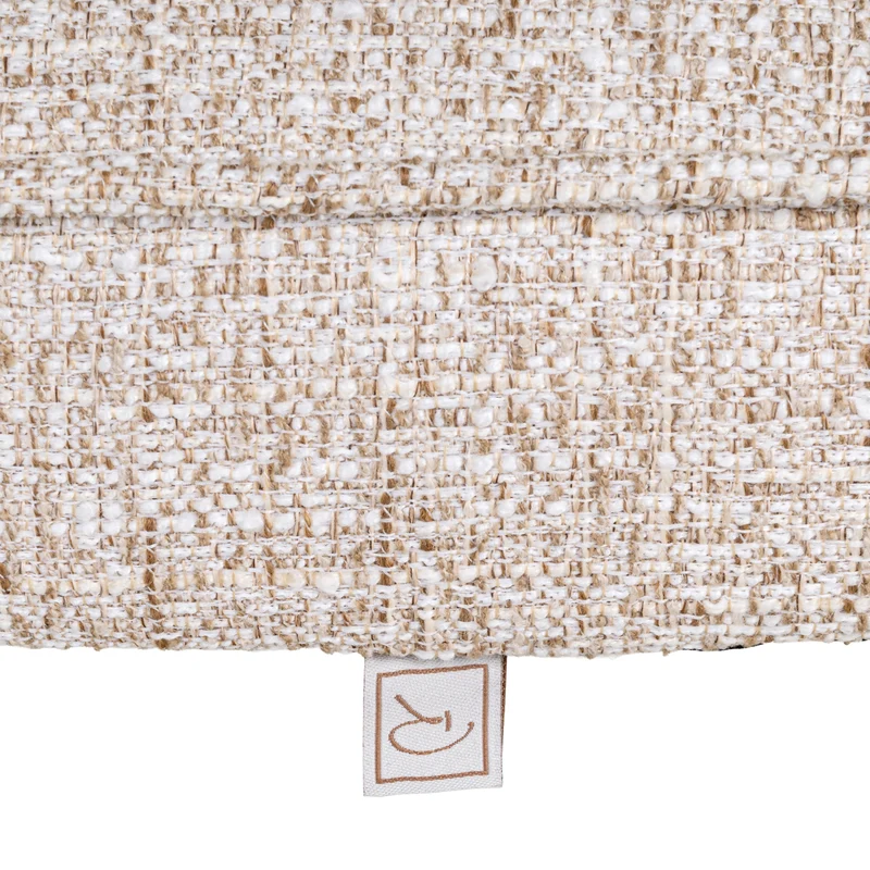 Esszimmerstuhl Mori Cream Tweed – Richmond mit Massivholzgestell