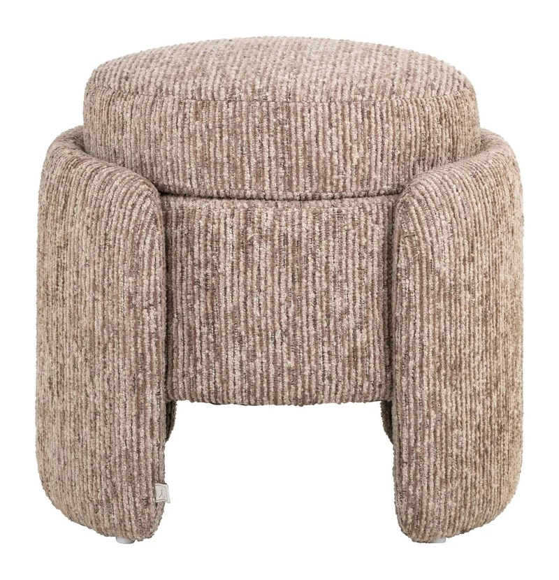 Hocker & Fußbank Cupid mocca linear mit Stauraum – Richmond