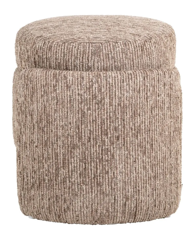 Hocker & Fußbank Cupid mocca linear mit Stauraum – Richmond