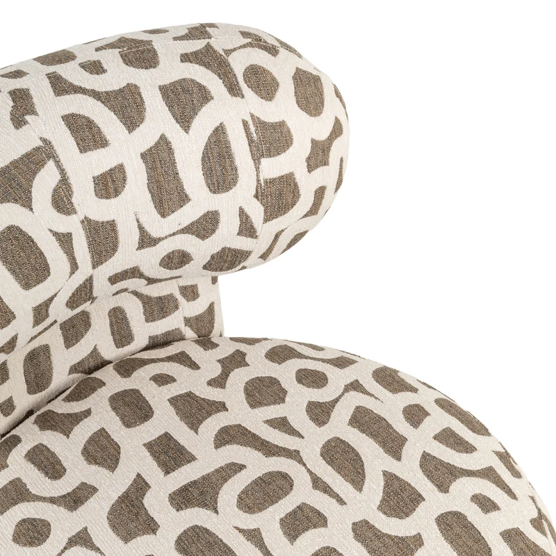 Lounge Stuhl Kaya weave brown – Richmond Sessel, Eisengestell